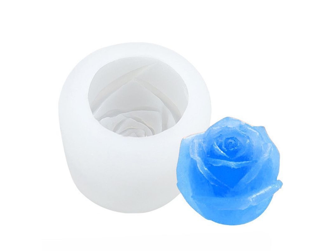 Molde De Silicona Flor De Rosa Para Pasteles Chocolate Dulces Helados Joyería Herramienta De Cocina 3