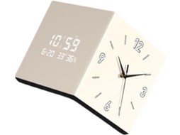 Relógio De Parede Elegante De Dupla Face Para Fácil Leitura Das Horas, Com Visor Digital, Ideal Para Decorar