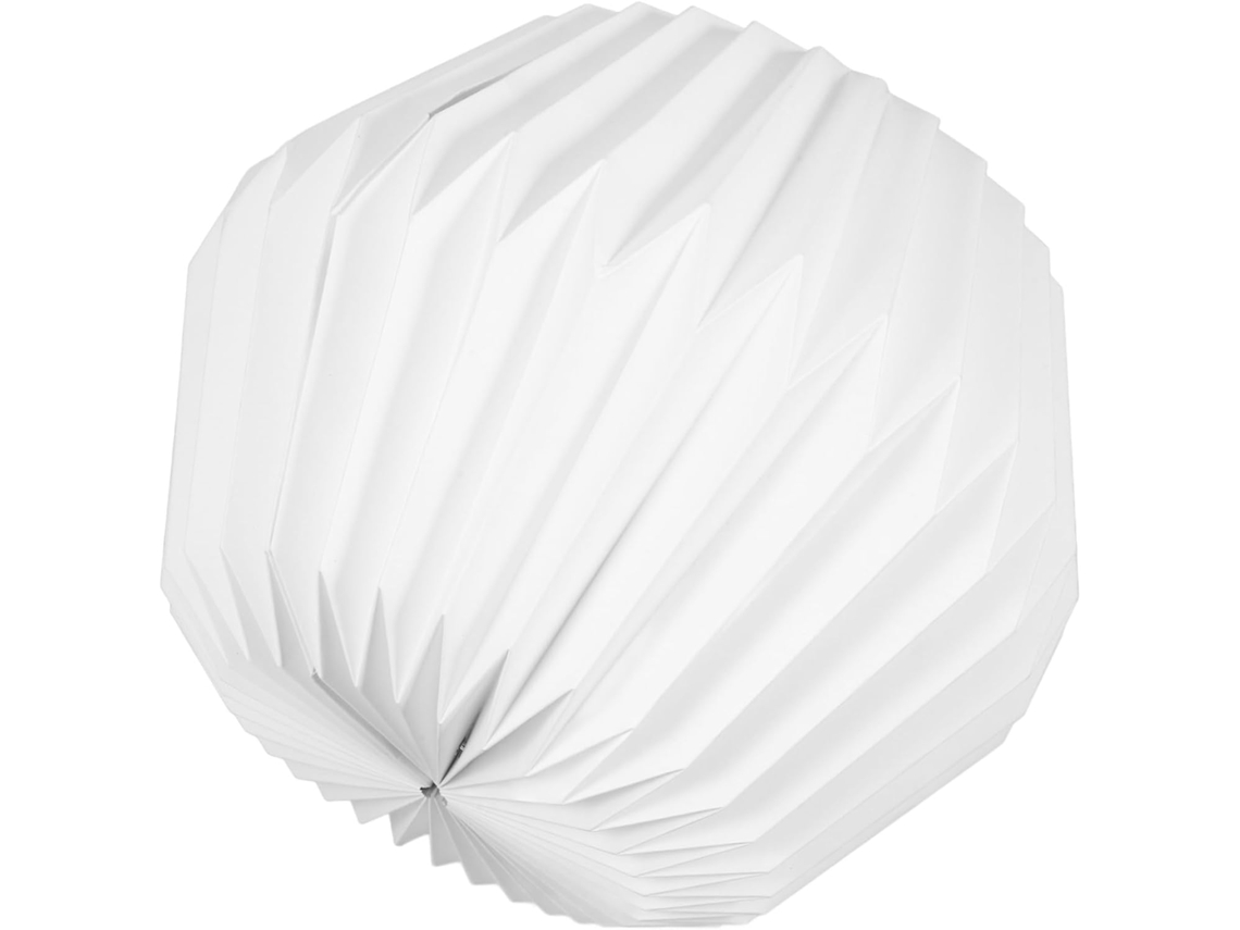 Dobrável, Leve, de Papel Branco, com Formato Geométrico, Design Simples, para Luminária Suspensa, Decoração. SFUSHOS