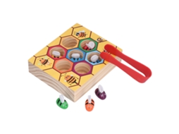 Brinquedo Educativo De Habilidade Motora Fina Jogo De Correspondência De Abelhas Com Clip Para Crianças 3 Anos +