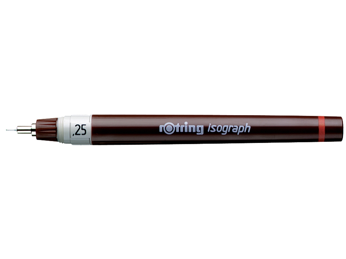 Caneta Tinteiro ROTRING Isográfica 0 25 Mm Preta