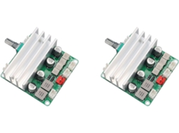 Placa Amplificadora de Potência de Áudio Digital de 2.1 Canais SFUSHOS (2 X 50 W e 100 W)