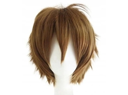 2026 peluca Corta de Cosplay para Hombre de Fibra de Alta Temperatura Ajustable