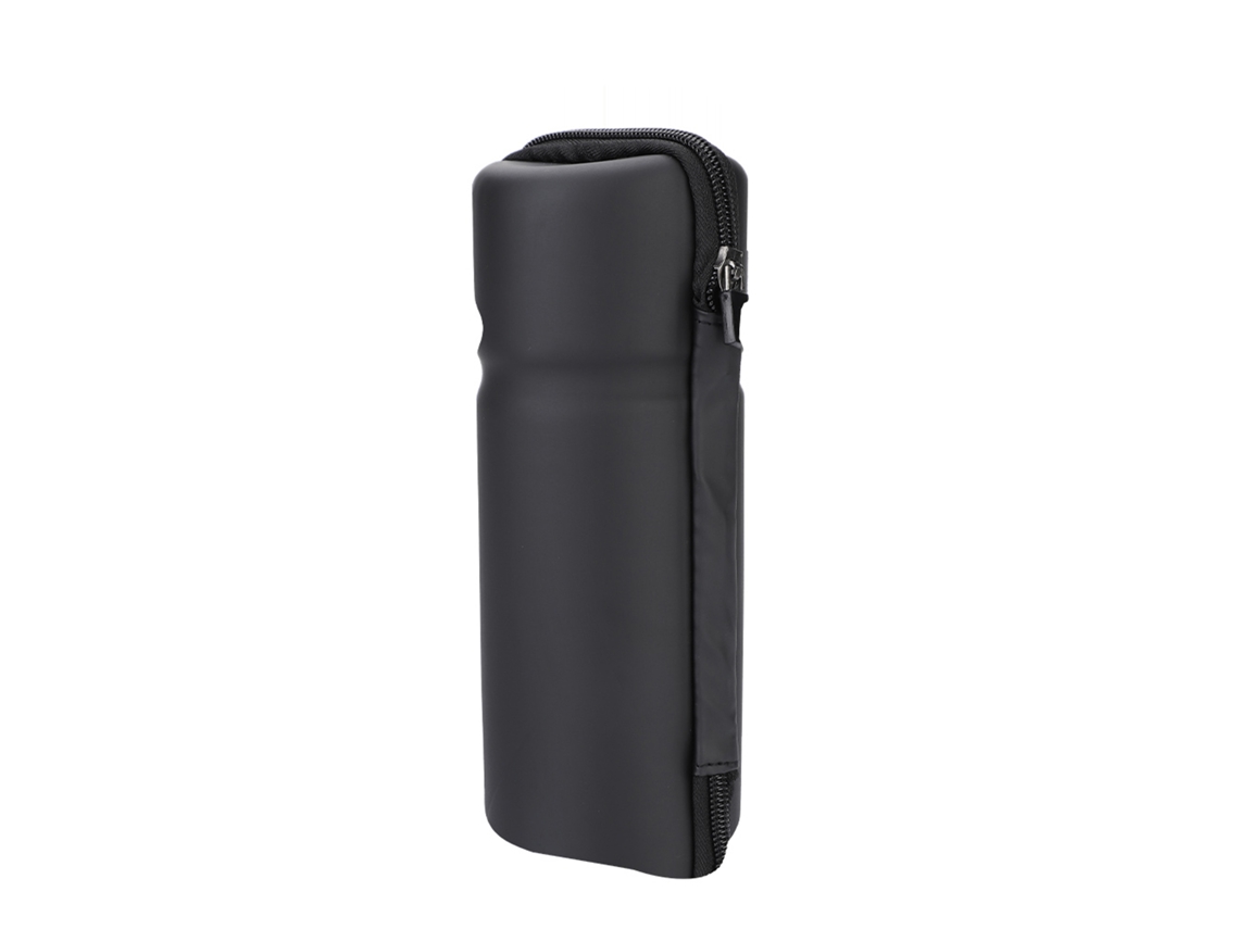 Kit de reparação portátil para bicicleta, com bolsa de ferramentas e porta garrafas, preto | S/MARCA