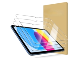 Pack 3x Películas Vidro Temperado Para Ipad 8º Ger. 10.2 2020