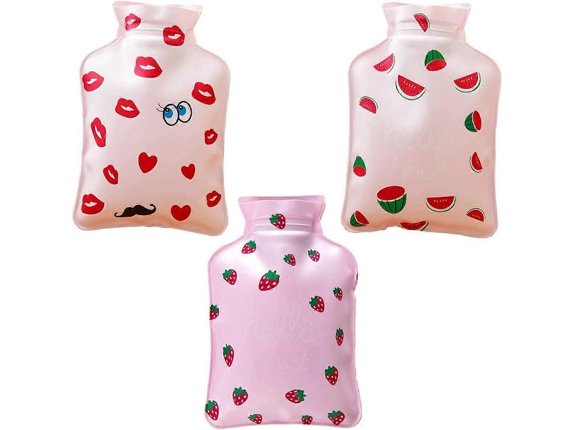 3 Peças Mini Garrafa de Água Quente/manta para Mãos, Leve e Prático