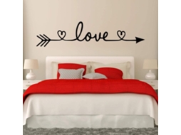 Adesivos amor murais quarto sala de estar decoração de casa adesivos muraux mural vinil decoração papel de parede 22x64cm