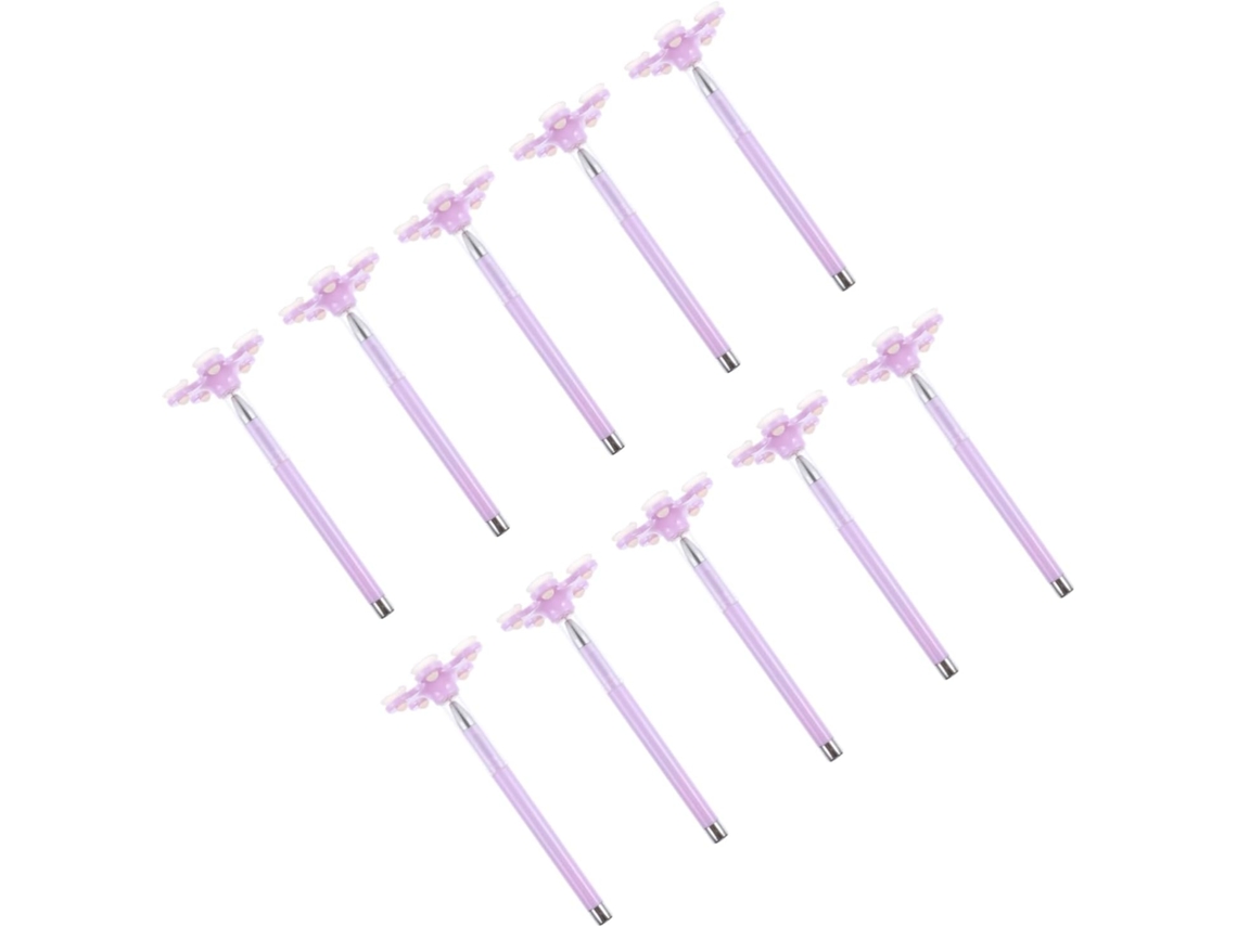 Conjunto De 10 Canetas Multifuncionais Com Suporte Para Celular, Em