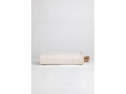 Sklum Manta Plaid Em Algodão Paraíba Algodão Gardénia Branco - Crema Linho