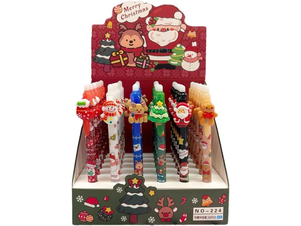 Conjunto De 36 Canetas Apagáveis Natal Worparsen, Edição Especial