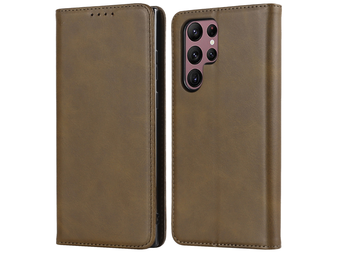 Lurelia Estojo Flip Samsung Galaxy S22 Ultra 5g Porta-cartões Elegante