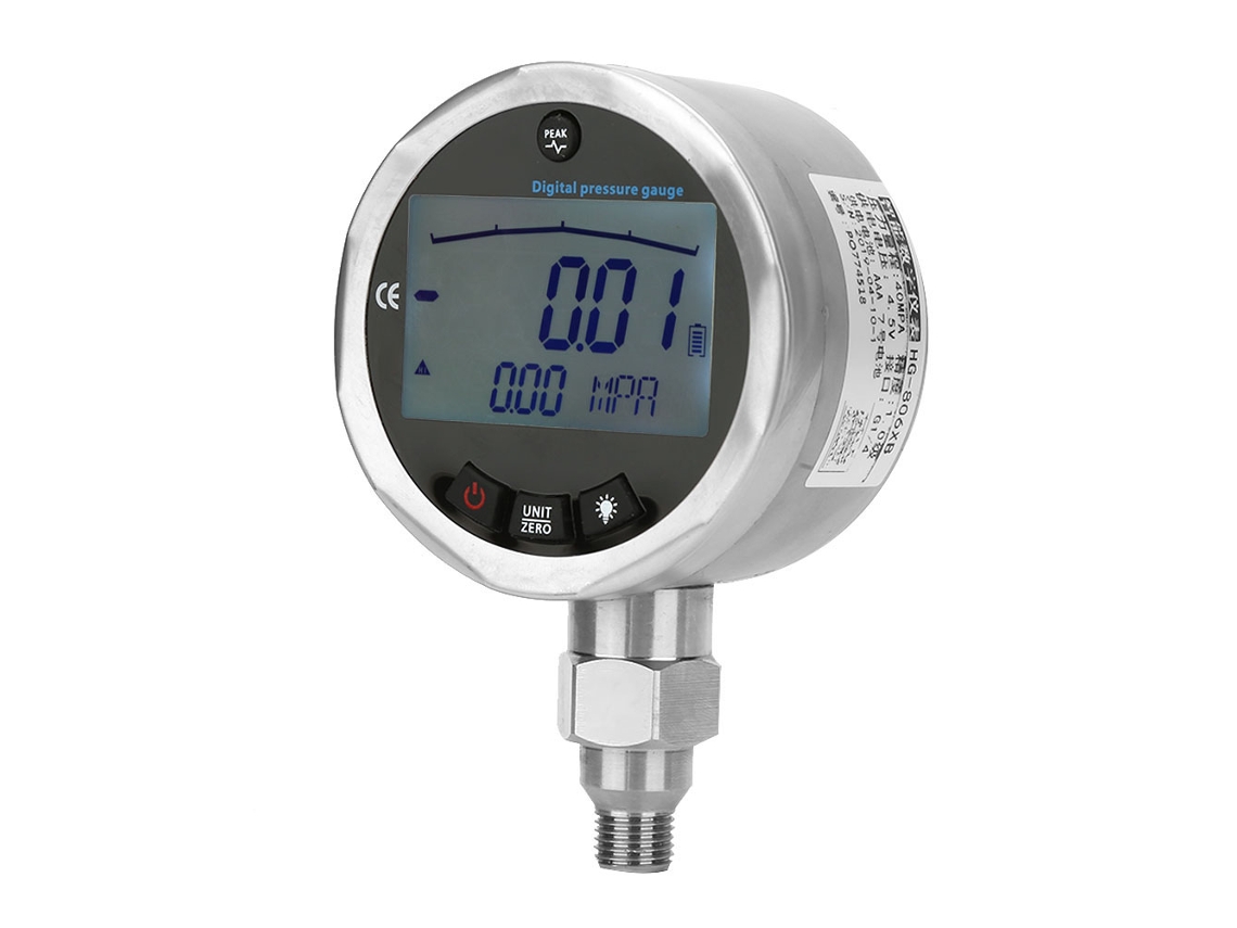 Laxiscreed Manómetro Digital De Aço Inoxidável Para Pressão Hidráulica 0-70mpa Com Conexão G1/4