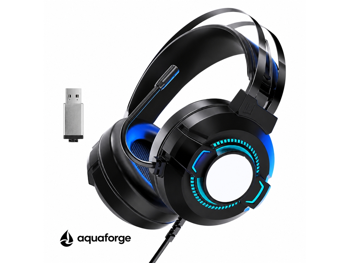 Headset Gaming Com Microfone Cancelamento De Ruído Enc Led