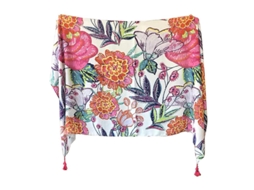 Lenço com Padrão de Flor ALLINLESS