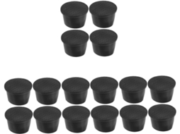 Conjunto De 16 Peças De Almofadas Redondas Antiderrapantes De Borracha Para Móveis.