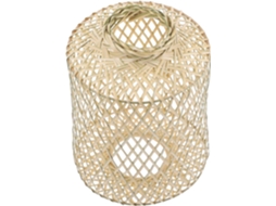 Luminária De Teto Em Bambu Trançado, Estilo Rústico, Decorativa E Leve.