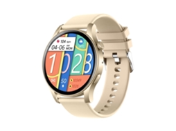 Smartwatch Com Banda De Metal Operação Por Toque E Botão Tela Amoled À Prova Dágua Bluetooth 44 Mm Bateria De 7 A 14 Dias Yunzii