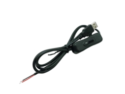 Cabo Usb Macho Com Ponta Aberta, Alimentação 5v, Diy, Comprimento 1 M