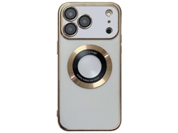 Capa De Tpu Para Iphone 17 Pro Max - Revestimento Eletroplástico - Magsafe