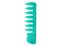 Pente De Dentes Largos Para Barbear E Cabelo Com Óleo De Barbear Pente De Estilo Cabeça Traseira (verde)