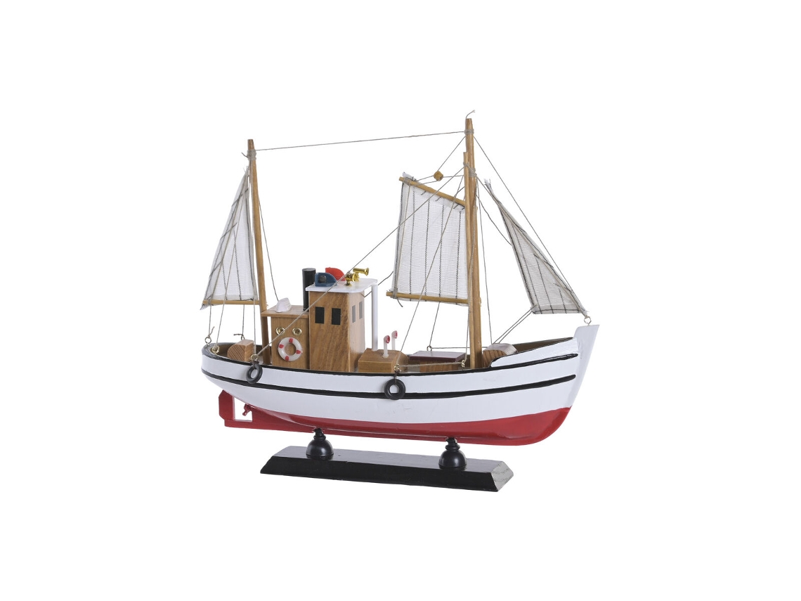 Barco Home Esprit Branco Vermelho