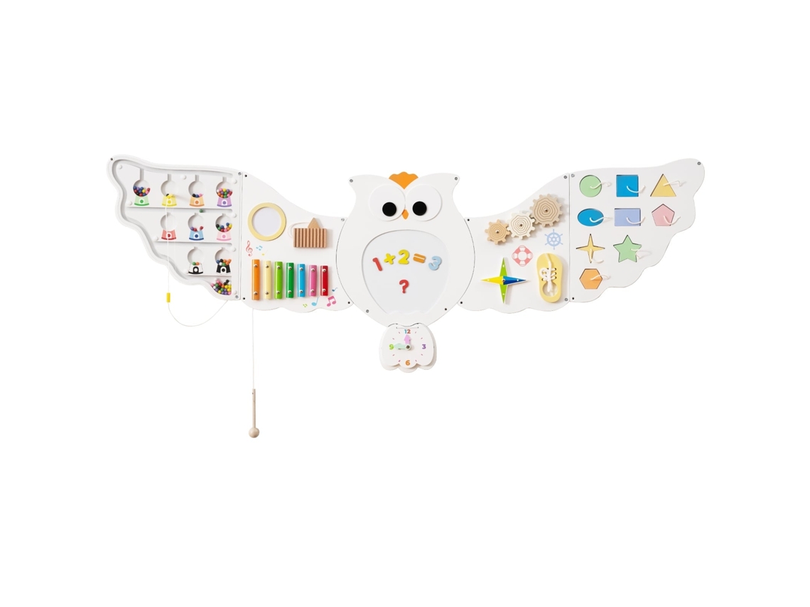 Brinquedo De Parede Montessori Com 11 Atividades