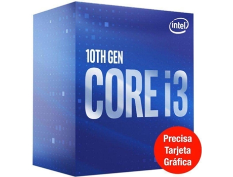 Processador INTEL Core i3- 10100F (Socket LGA1200 - Single-Core - 4.3 -GHz)