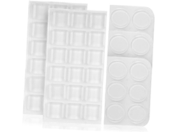 Villcase 54 Peças Protetores De Silicone Adesivos Para Móveis, Armários E Tampos De Vidro, Antirriscos