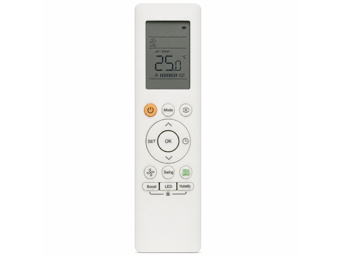 Comando À Distância Para Ar Condicionado Compatível Com Midea Rg10l1(c2hs)/bgef_zhd