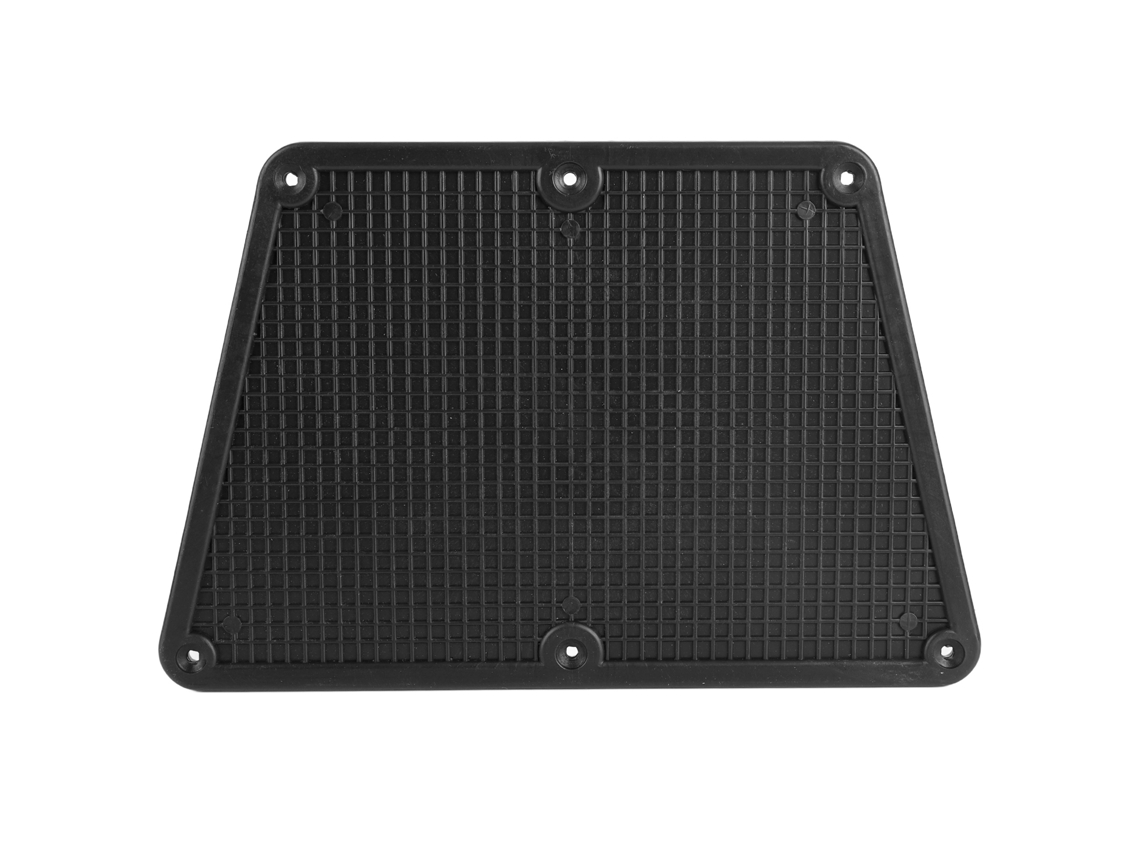 Placa de Transom de Plástico para Barco Inflável Preto S/MARCA