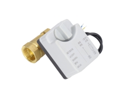 Válvula De Esfera Eléctrica Dn25 Laxiscreed 2 Vias, Ac220v, Cobre, Aberta, 2fios