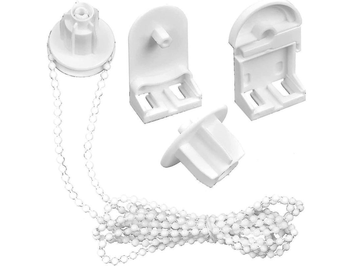 2026-kit De Reparo Para Persianas Enrolláveis 25mm Acessórios De Persianas Com Cadeia De Pérolas 2m Pom E Aço Inoxidável