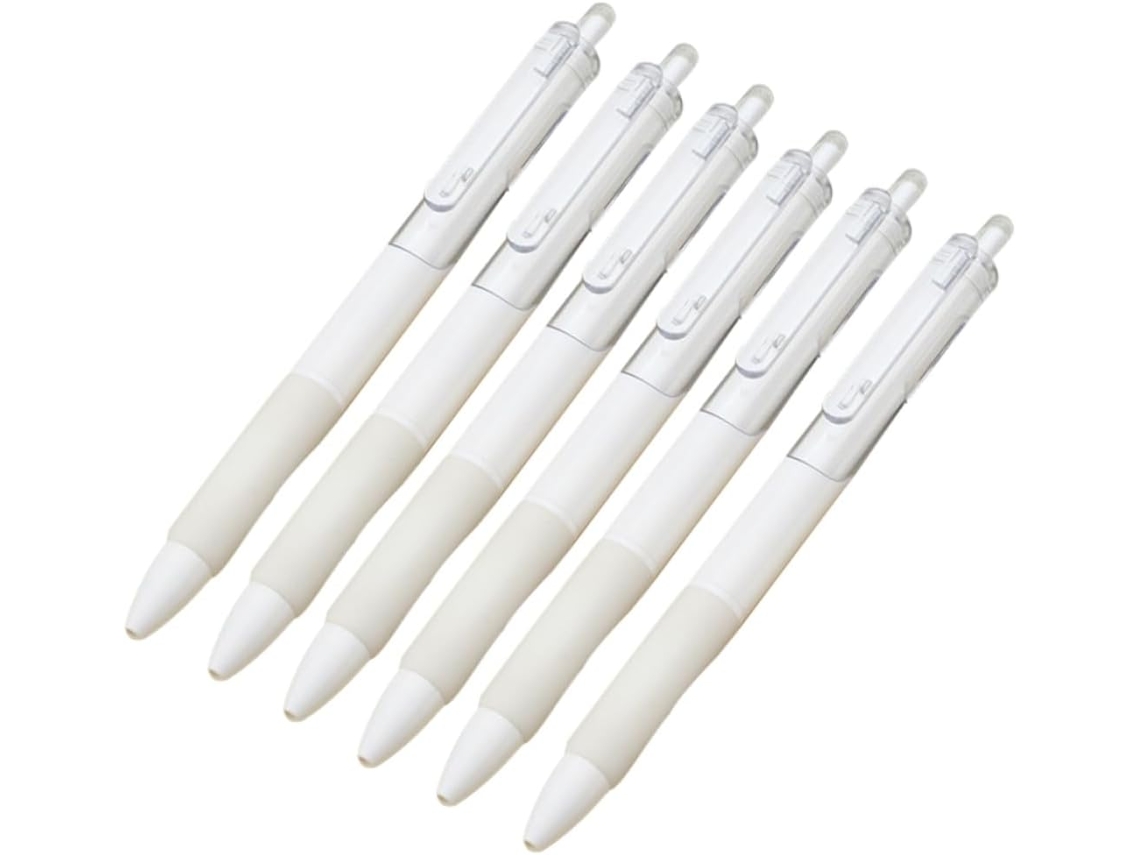 Conjunto De 10 Canetas Esferográficas Plafope Ponta Fina 0,5 Mm, Corpo