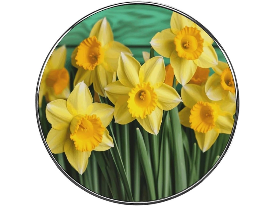 Ímã De Geladeira Com Flor Narciso Amarelo, Ímã Fofo E Colorido, Ímã De Liga Metálica Para Quadro Branco, Armário