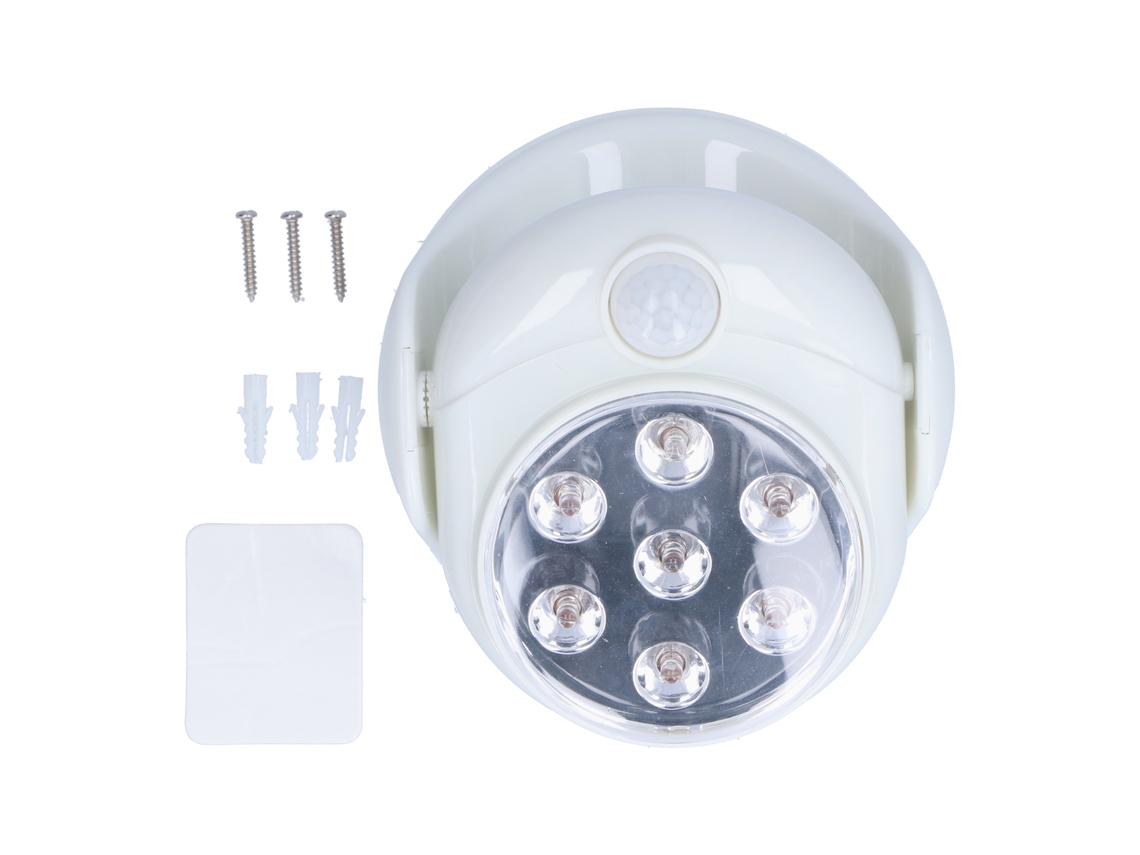 2026 lâmpada de Parede Led com Sensor de Movimento Infrarrojo 360 Graus Rotação Luz Noturna Inteligente para Lar
