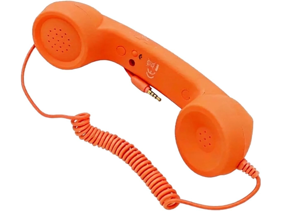 Fone De Ouvido Retrô Para Celular, Com Entrada De 3,5 Mm -e