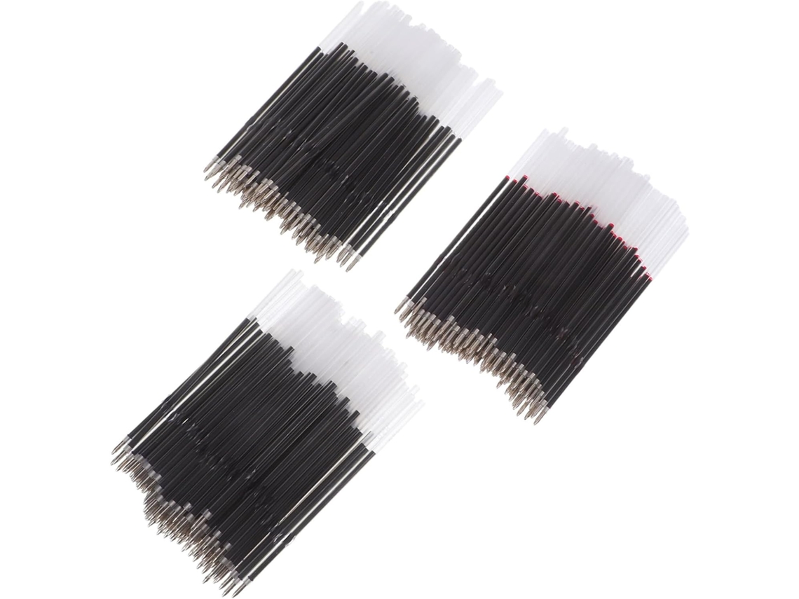 Pacote com 300 Caneta Esferográfica Recarregável Alipis, Unidades, Retrátil, Tinta de Secagem Rápida, nas Core