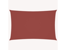 Vela Para Sol Tecido Oxford Retangular Terracota 4x7 m MAISON EXCLUSIVE
