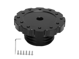 Adaptador De Volante Lurelia 73 Mm, Compatível Com T300/t500/thrustmaster, Construção Em Alumínio, Preto