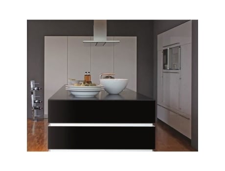 Película Adesiva Decorativa Uni 200x45 Cm Preto Brilhante Alkor