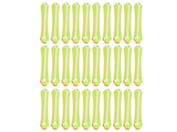 30pcs Conjunto De Bastões De Permutação Para Modelagem E Curl De Cabelo Com Design Côncavo E Material Abs