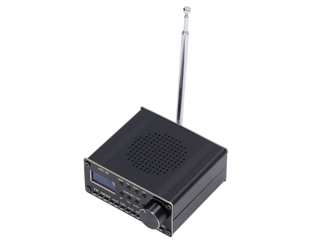 Receptor De Rádio De Banda Cheia Dsp Fm Am Ssb Si4732 Portátil Recarregável Com Antena