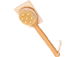 Valiclud Esponja De Bucha Natural Esfoliante Para Banho Com Cabo Longo, Ferramenta De Limpeza Corporal Para Banho