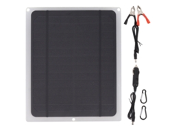 Laxiscreed Painel Solar Monocristalino De 12w Para Geração De Energia Portátil, Ideal Para Exteriores E Montagem Em Veículos