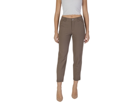Calças De Mulher Street One Brown Castanho (w36 L28)