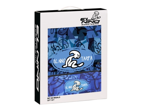 Conjunto Oferta The Boy Roller Azul Preto 2 Peças