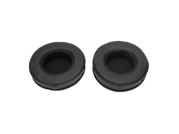Capa de Ouvido Mali Universal 100mm Espuma Couro Artificial Reposição Preto