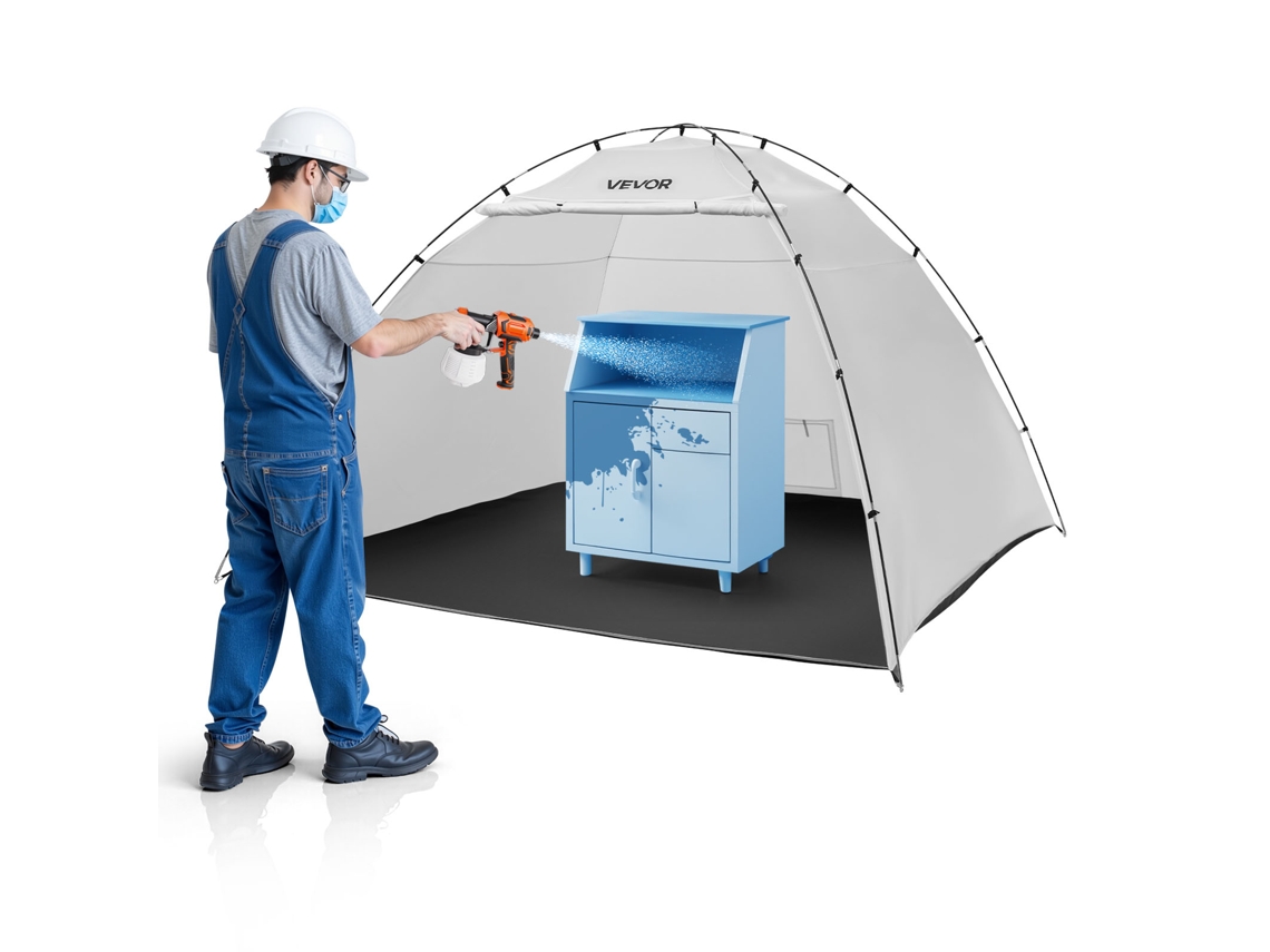 Cabine De Pintura Para Projetos Fluidos Área De Trabalho 295 X 292 X 202 Cm Vevor
