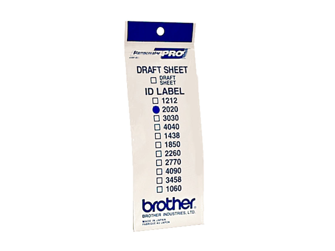 ETIQ BROTHER IDENTIFIC. 20X20 MM ID2020