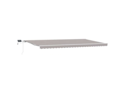 Toldo Cinzento-claro Cinzento-claro Vidaxl Cinzento-claro (600x300 Cm)